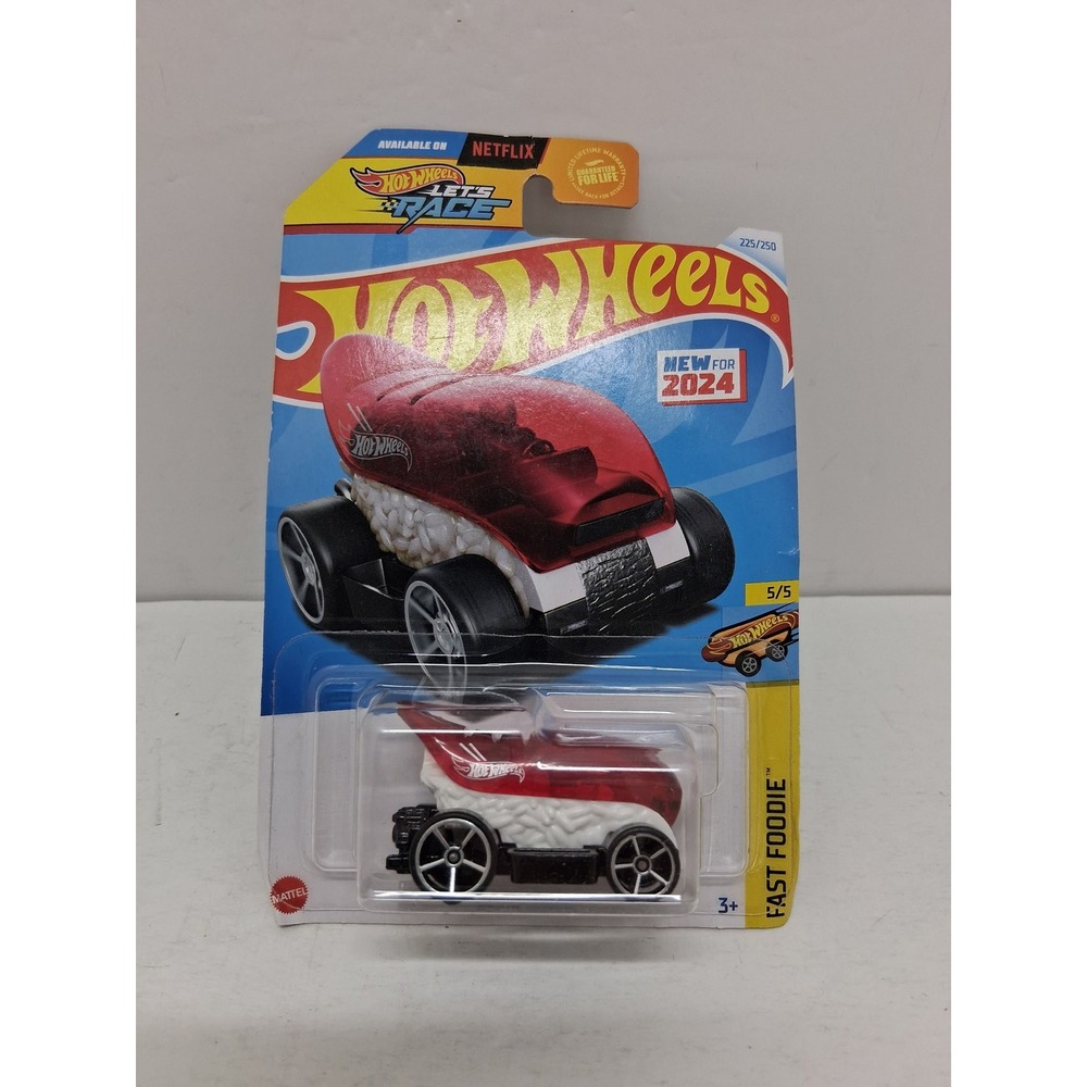 Hot Wheels Sushi Tuner Red White Fast Foodie 5/5 2025 HTF28 New 2024 Release
